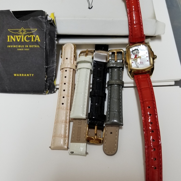 Betty Boop  Invicta watch leather watch - Picture 2 of 3